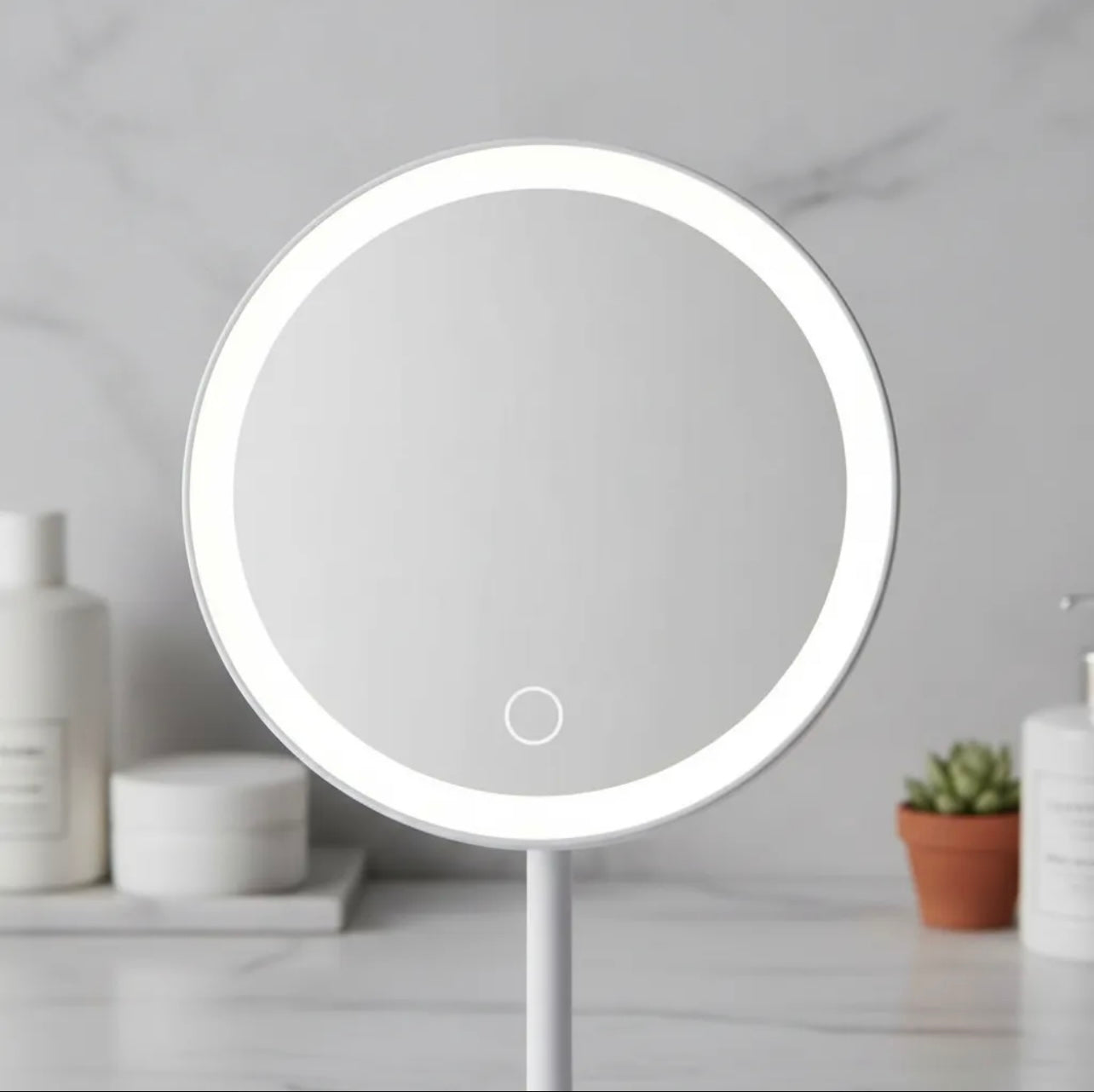 Espejo del Maquillaje Ovalado LED 360°