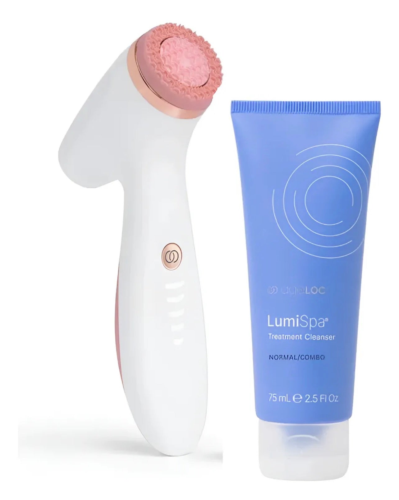 Cepillo Limpiador Facial Inteligente Nu Skin LumiSpa iO Recargable + Gel Limpiador 75ml