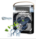 Mini Climatizador Portátil USB: Frescura Personal y Humidificador (Ideal Oficina/Escritorio)