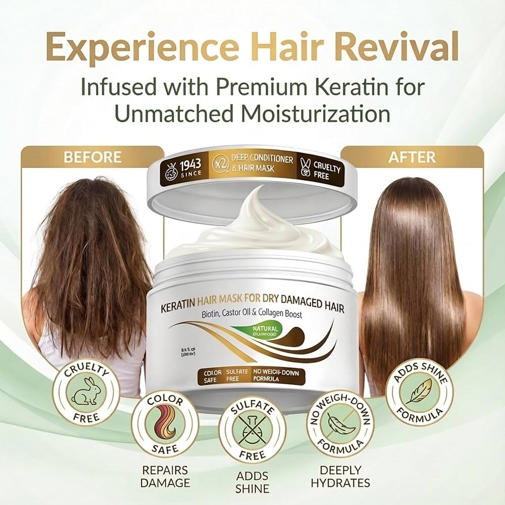 MASCARILLA VITAMINA PARA CABELLO KERATIN