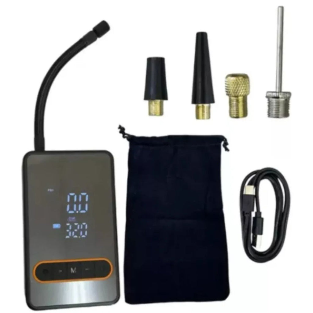 Compresor de Aire Portátil Digital: Inflador Automático para Autos, Motos y Bicicletas - Carga USB