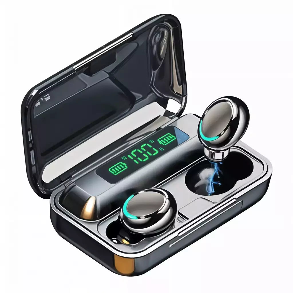 🎧 Auriculares Inalámbricos F9 TWS con Power Bank