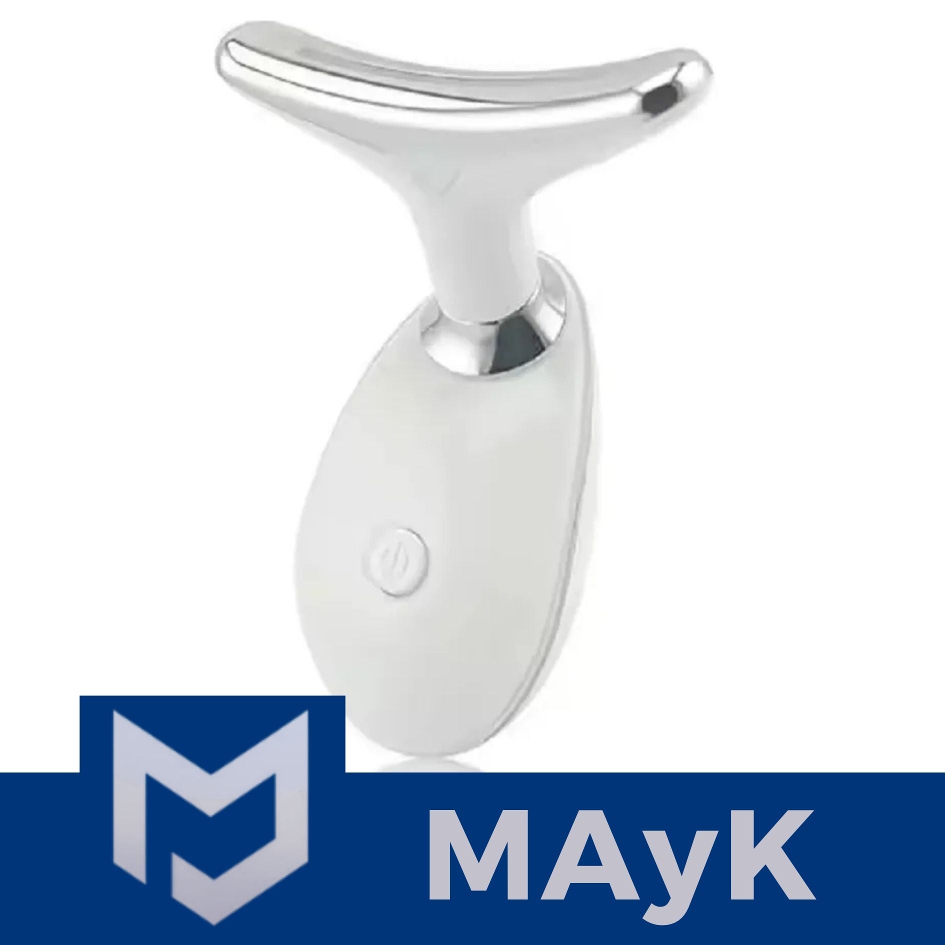 Masajeador Facial Antiedad Papada y Cuello + Sérum | Luz LED, Vibración Sónica y Calor 45°C
